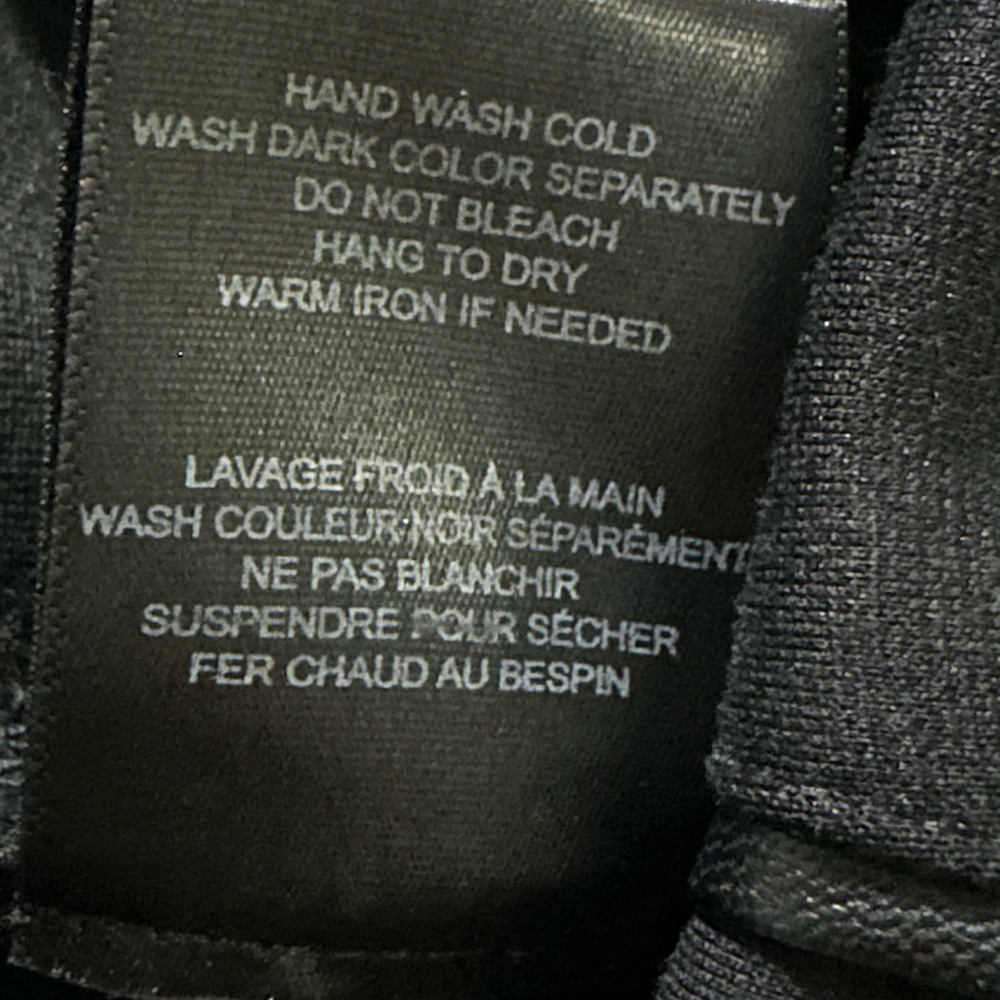 NEW! Black Swan Classic Black Pencil‎ Skirt With Leather Details  Size 27 NWT - Picture 9 of 9